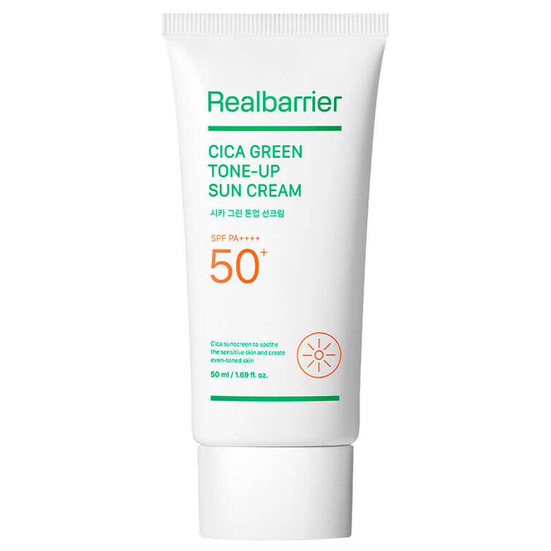 Real Barrier Cica Green Tone-Up Sun Cream SPF50+ PA++++